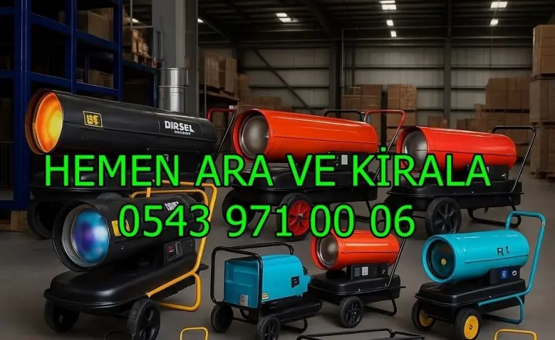 Balıkesir Altıeylül Mazotlu Isıtıcı Kiralama