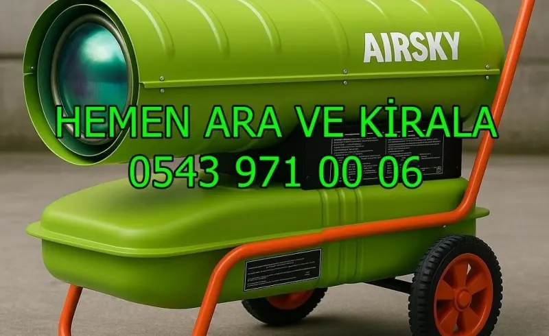 Balıkesir Karesi Mazotlu Isıtıcı Kiralama